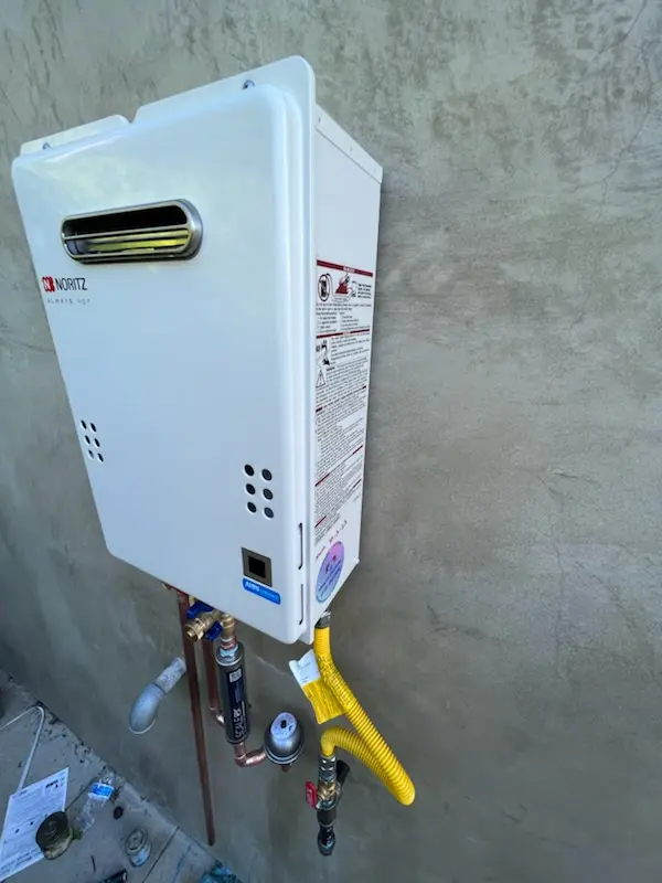 Tankless water heater installation for Big Park homes